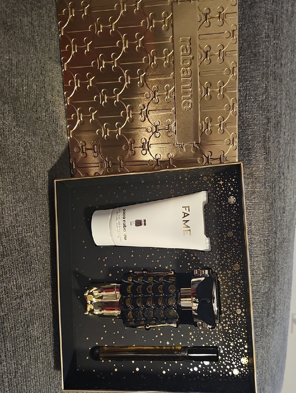 Paco Rabanne Fame Gift Set in Gold and Black